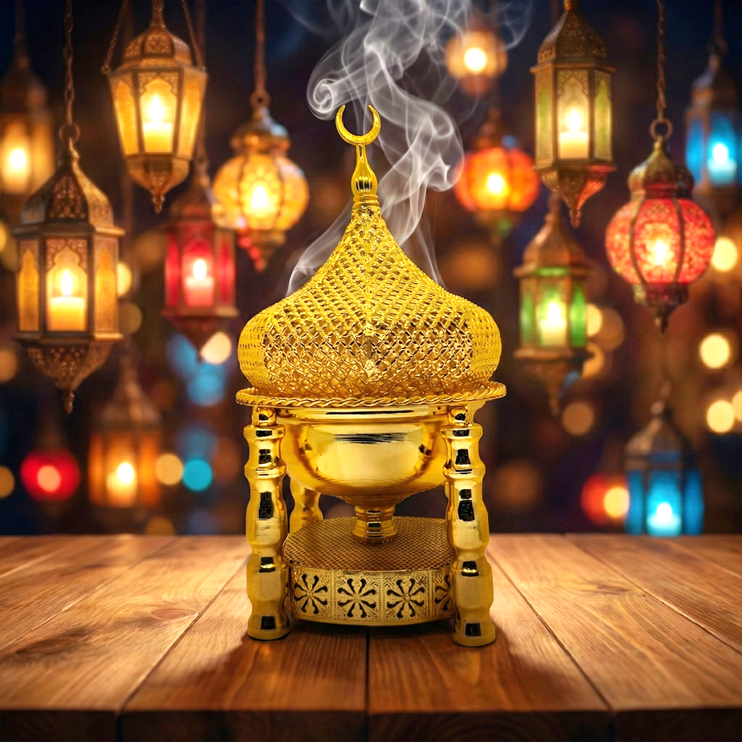 Royal Dome Canopy Bakhoor Burner
