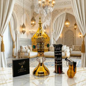 Elegant Gemstone Crystal Burner Set