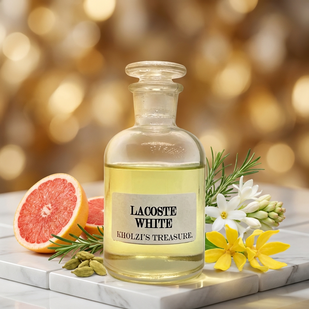 lacoste white ajmal loose oil