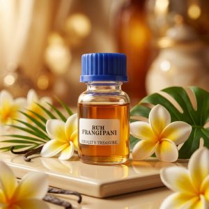ruh frangipani perfume oil get from kholzi's treasure