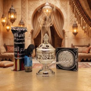 Handheld Mabkhara Bakhoor Burner Combo