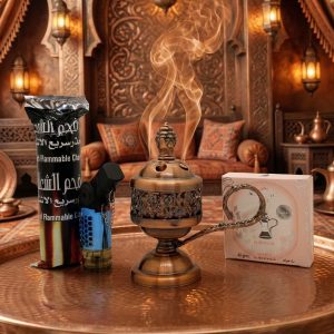 Handheld Mabkhara Bakhoor Burner Combo