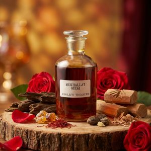 mukhallat oudh perfume oil get from Kholzi's treasure